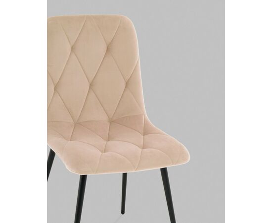 Стул Одди Diamond велюр бежевый, изображение 8 | Интернет магазин мебели и декора LifeDekor
