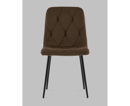 Стул Одди Diamond велюр коричневый, изображение 3 | Интернет магазин мебели и декора LifeDekor