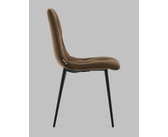 Стул Одди Diamond велюр коричневый, изображение 4 | Интернет магазин мебели и декора LifeDekor