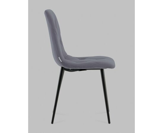 Стул Одди Diamond велюр серый, изображение 4 | Интернет магазин мебели и декора LifeDekor