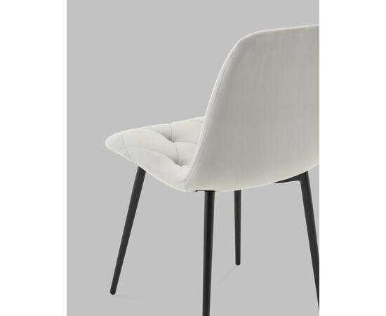 Стул Одди Diamond велюр светло-серый, изображение 7 | Интернет магазин мебели и декора LifeDekor