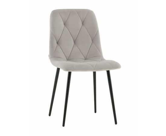 Стул Одди Diamond велюр светло-серый | Интернет магазин мебели и декора LifeDekor