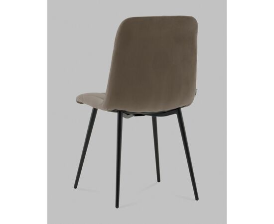 Стул Одди Diamond велюр тёмно-серый, изображение 6 | Интернет магазин мебели и декора LifeDekor