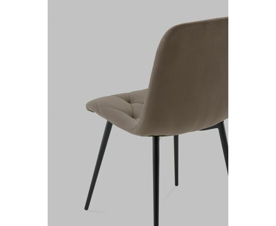 Стул Одди Diamond велюр тёмно-серый, изображение 7 | Интернет магазин мебели и декора LifeDekor