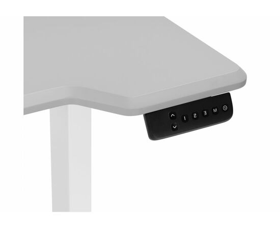 Компьютерный стол Маркос 140х80 светло-серый / белый, изображение 8 | Интернет магазин мебели и декора LifeDekor