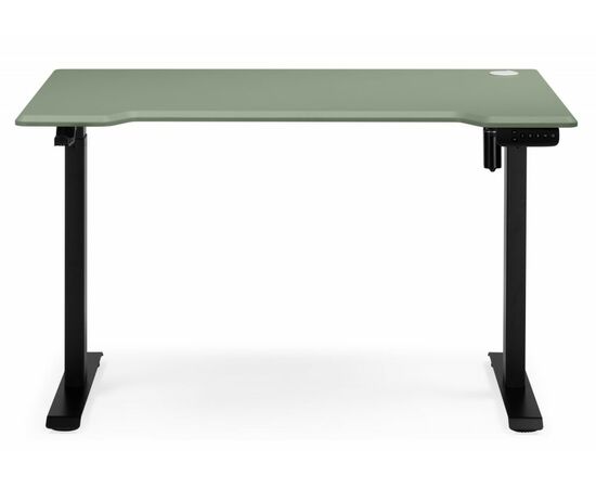 Компьютерный стол Маркос 140х80 зеленый / черный, изображение 4 | Интернет магазин мебели и декора LifeDekor