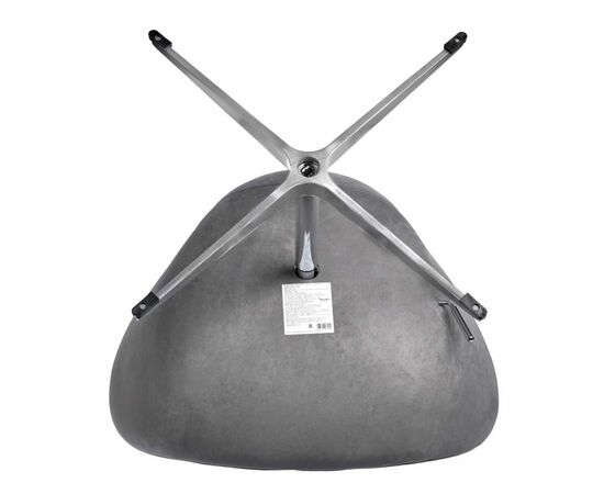 Кресло SWAN STYLE CHAIR серый, искусственная замша, изображение 9 | Интернет магазин мебели и декора LifeDekor