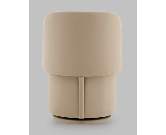 Пуф-трансформер Таунсвилл вращающийся с ящиком велюр бежевый, изображение 6 | Интернет магазин мебели и декора LifeDekor