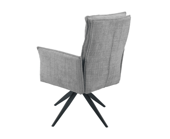 Стул DikLine 6824 т.к Светло-серая 709-21, опоры черные, изображение 3 | Интернет магазин мебели и декора LifeDekor