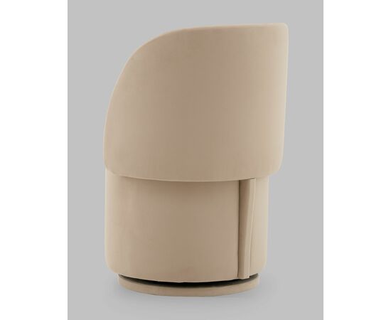 Пуф-трансформер Таунсвилл вращающийся с ящиком велюр бежевый, изображение 7 | Интернет магазин мебели и декора LifeDekor