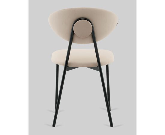 Стул обеденный Квинси велюр кремовый, изображение 5 | Интернет магазин мебели и декора LifeDekor