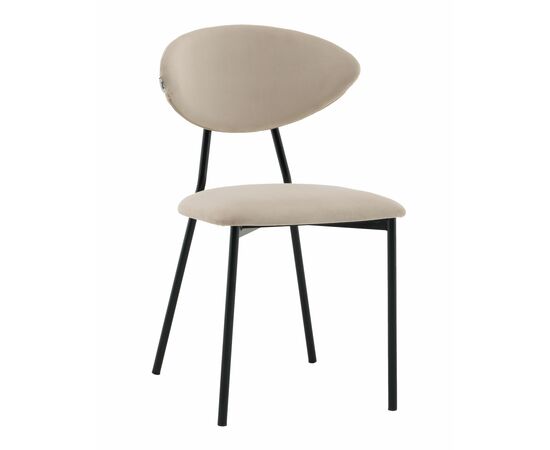 Стул обеденный Квинси велюр кремовый | Интернет магазин мебели и декора LifeDekor