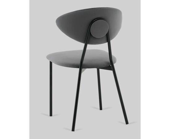 Стул обеденный Квинси велюр темно-серый, изображение 6 | Интернет магазин мебели и декора LifeDekor