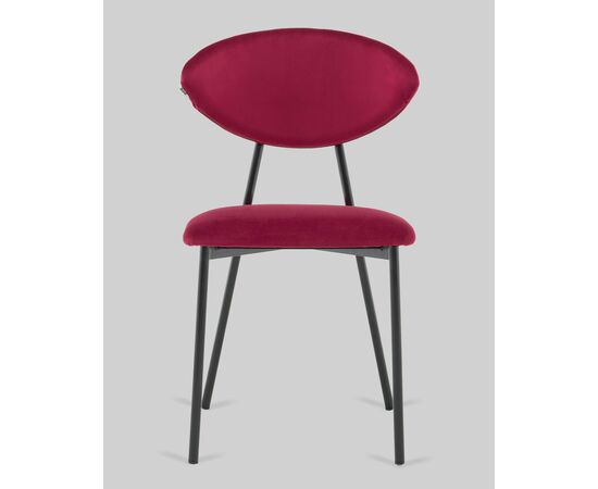 Стул обеденный Квинси велюр винный, изображение 2 | Интернет магазин мебели и декора LifeDekor