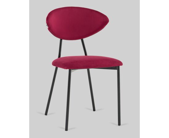 Стул обеденный Квинси велюр винный, изображение 3 | Интернет магазин мебели и декора LifeDekor