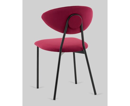 Стул обеденный Квинси велюр винный, изображение 6 | Интернет магазин мебели и декора LifeDekor
