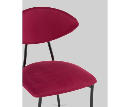 Стул обеденный Квинси велюр винный, изображение 8 | Интернет магазин мебели и декора LifeDekor