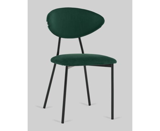 Стул обеденный Квинси велюр зеленый, изображение 2 | Интернет магазин мебели и декора LifeDekor