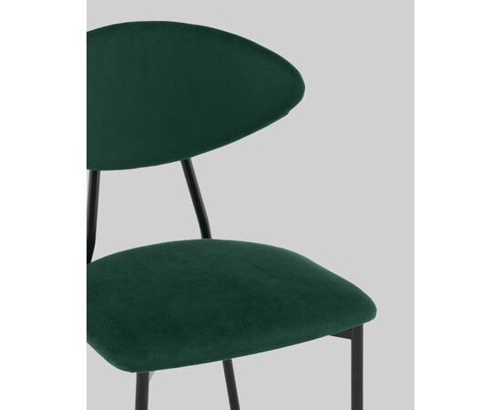 Стул обеденный Квинси велюр зеленый, изображение 7 | Интернет магазин мебели и декора LifeDekor