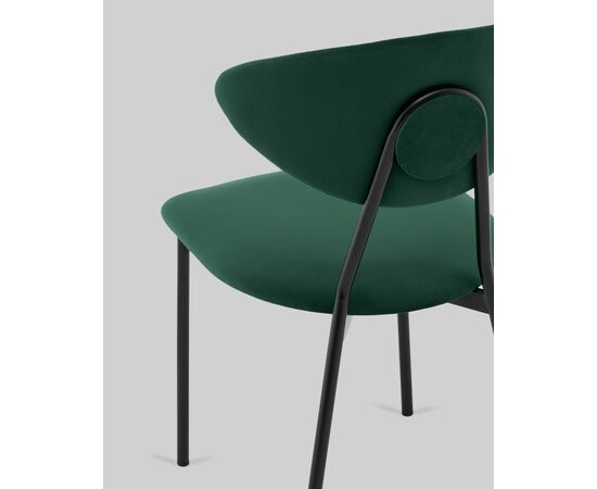 Стул обеденный Квинси велюр зеленый, изображение 8 | Интернет магазин мебели и декора LifeDekor