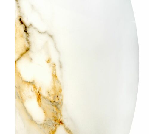 Стол Aura D110, керамогранит Calacatte gold мрамор, чёрный, изображение 5 | Интернет магазин мебели и декора LifeDekor