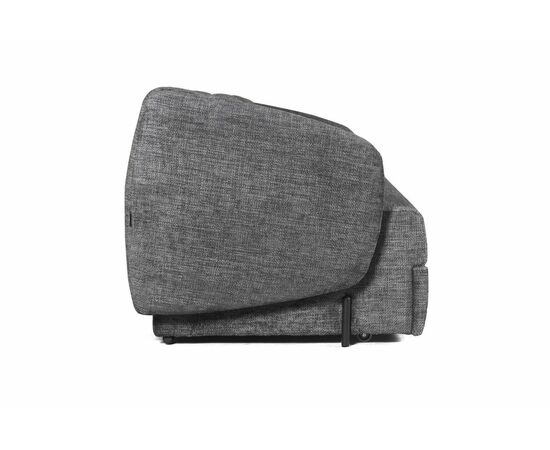 Bubble диван-кровать прямой, механизм «дельфин», микромех Rozy dark grey, изображение 3 | Интернет магазин мебели и декора LifeDekor
