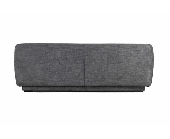 Bubble диван-кровать прямой, механизм «дельфин», микромех Rozy dark grey, изображение 6 | Интернет магазин мебели и декора LifeDekor