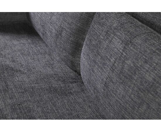 Bubble диван-кровать прямой, механизм «дельфин», микромех Rozy dark grey, изображение 12 | Интернет магазин мебели и декора LifeDekor