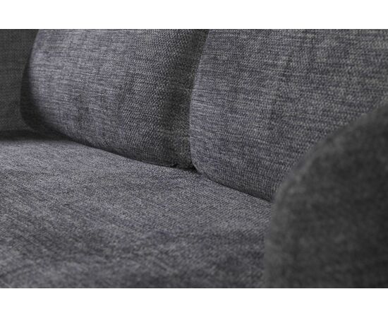 Bubble диван-кровать прямой, механизм «дельфин», микромех Rozy dark grey, изображение 14 | Интернет магазин мебели и декора LifeDekor