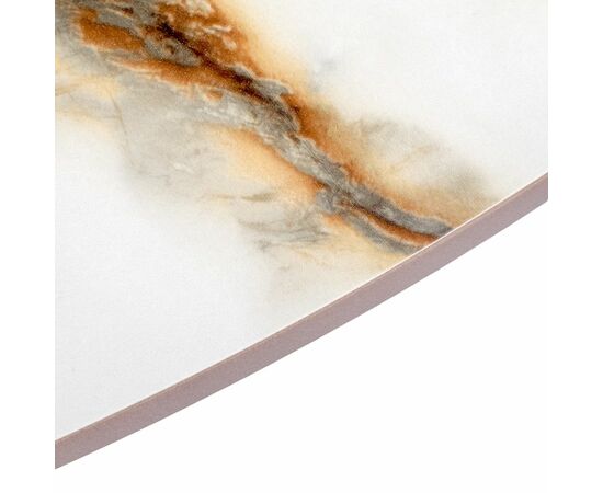 Стол Aura D110, керамогранит Calacatte gold мрамор, чёрный, изображение 4 | Интернет магазин мебели и декора LifeDekor