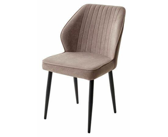 Стул VENA, цвет B5 Капучино, велюр/черный каркас М-City | Интернет магазин мебели и декора LifeDekor