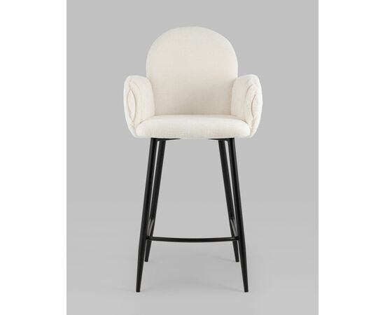 Стул полубарный Wave Stripes букле белый, изображение 42 | Интернет магазин мебели и декора LifeDekor