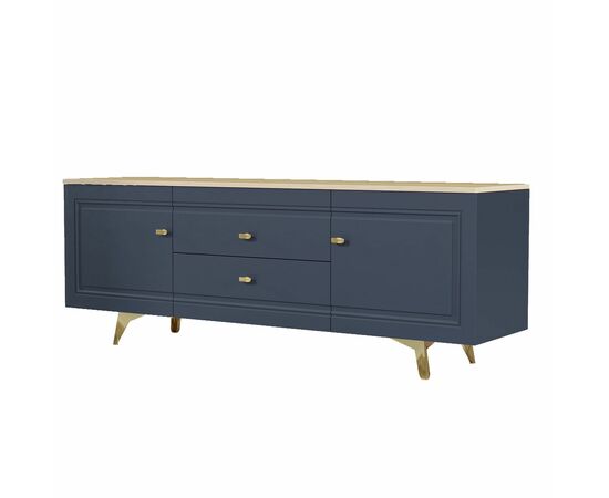 Тумба Вега Сапфир ТВ 1700, темно-синий, изображение 2 | Интернет магазин мебели и декора LifeDekor