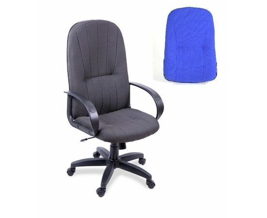 Компьютерное кресло Гармония (спинка/сиденье В-10) синий | Интернет магазин мебели и декора LifeDekor