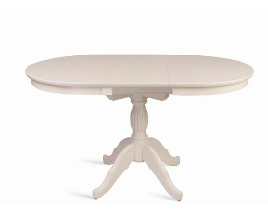 Стол обеденный овальный раздвижной Лилия-0110 (слоновая кость 9001), изображение 2 | Интернет магазин мебели и декора LifeDekor