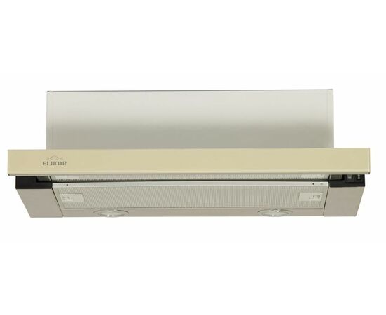 Кухонная вытяжка Интегра GLASS  (60Н-400-В2Г УХГ 4,2 нерж-стекло бежевое)  ELIKOR (840900) | Интернет магазин мебели и декора LifeDekor