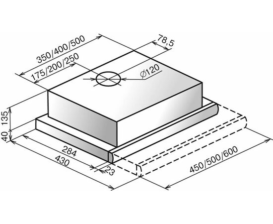 Кухонная вытяжка Интегра GLASS  (60Н-400-В2Г УХГ 4,2 нерж-стекло бежевое)  ELIKOR (840900), изображение 2 | Интернет магазин мебели и декора LifeDekor