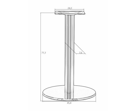 Подстолье обеденное DOBRIN SCOTT, изображение 5 | Интернет магазин мебели и декора LifeDekor