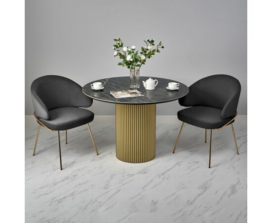 Стол Aura D110, керамогранит Wacom мрамор, изображение 13 | Интернет магазин мебели и декора LifeDekor