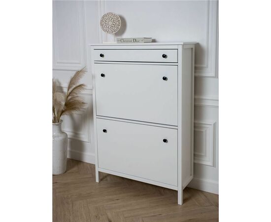 Обувница "Хитроу" (белый), изображение 2 | Интернет магазин мебели и декора LifeDekor