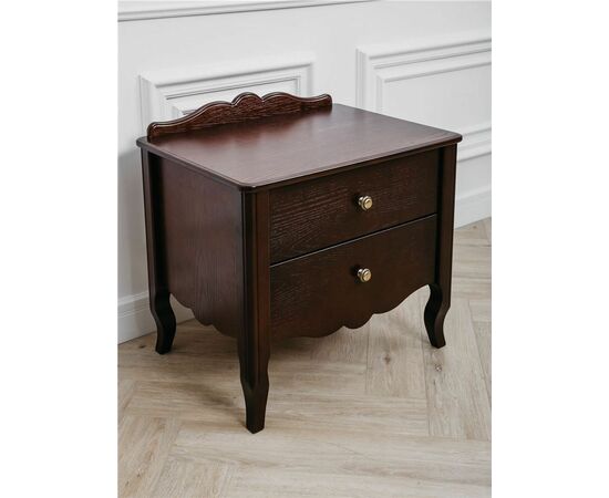 Тумбочка "Версаль" 2 ящика (орех), изображение 4 | Интернет магазин мебели и декора LifeDekor