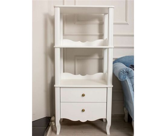 Этажерка "Версаль" 2 яруса (белый) | Интернет магазин мебели и декора LifeDekor