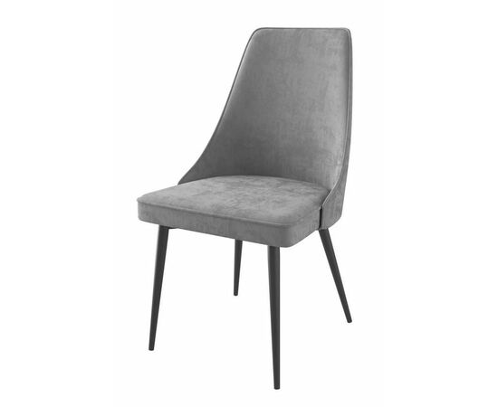 Стул LEO (b22 / GREY LUX/ЧЕРНЫЙ), изображение 2 | Интернет магазин мебели и декора LifeDekor