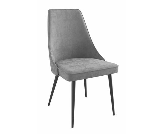 Стул LEO (b22 / GREY LUX/ЧЕРНЫЙ) | Интернет магазин мебели и декора LifeDekor