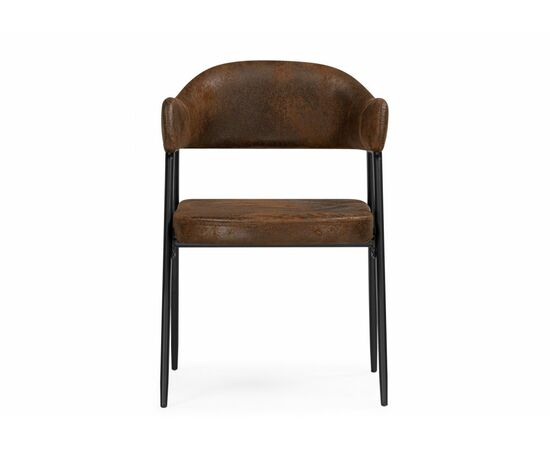 Стул на металлокаркасе Twin brown / black, изображение 2 | Интернет магазин мебели и декора LifeDekor