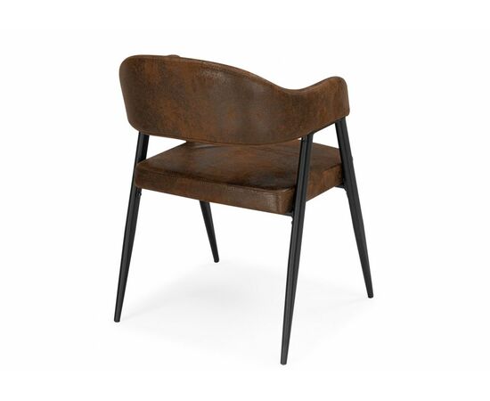 Стул на металлокаркасе Twin brown / black, изображение 4 | Интернет магазин мебели и декора LifeDekor