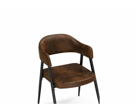 Стул на металлокаркасе Twin brown / black, изображение 5 | Интернет магазин мебели и декора LifeDekor