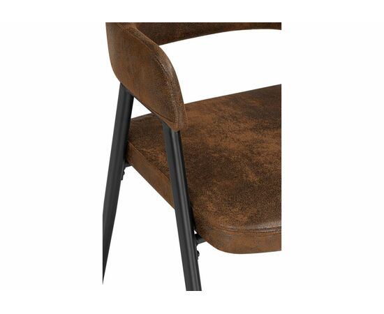Стул на металлокаркасе Twin brown / black, изображение 6 | Интернет магазин мебели и декора LifeDekor