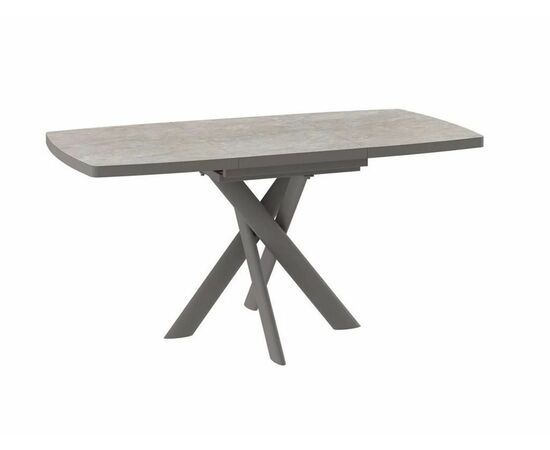 Стол LEONEL-110 (110/145 х 80 /камень бежевый-HPL/капучино), изображение 2 | Интернет магазин мебели и декора LifeDekor