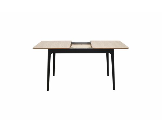 Стол раздвижной Плей 120(155)*80 Дуб Светлый/черн., изображение 4 | Интернет магазин мебели и декора LifeDekor